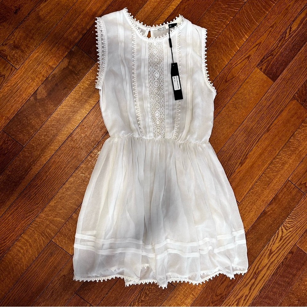 NWT Brave Soul White Lace Dress Size x small - Picture 11 of 12